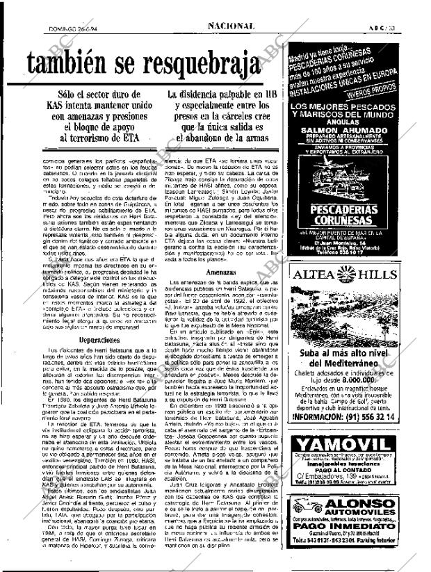 ABC MADRID 26-06-1994 página 33