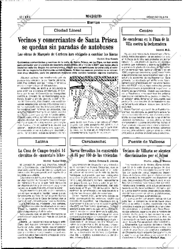 ABC MADRID 26-06-1994 página 62