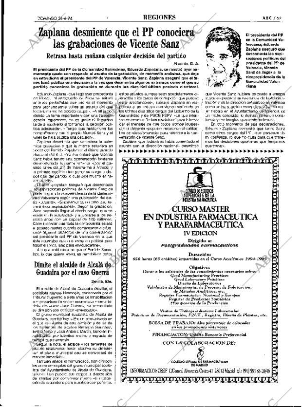 ABC MADRID 26-06-1994 página 69