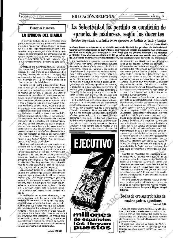 ABC MADRID 26-06-1994 página 71