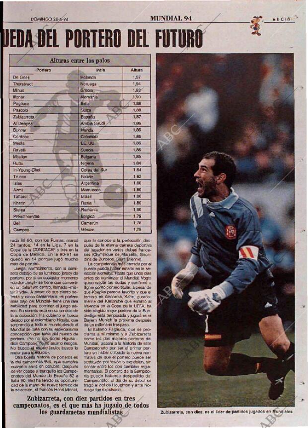 ABC MADRID 26-06-1994 página 81