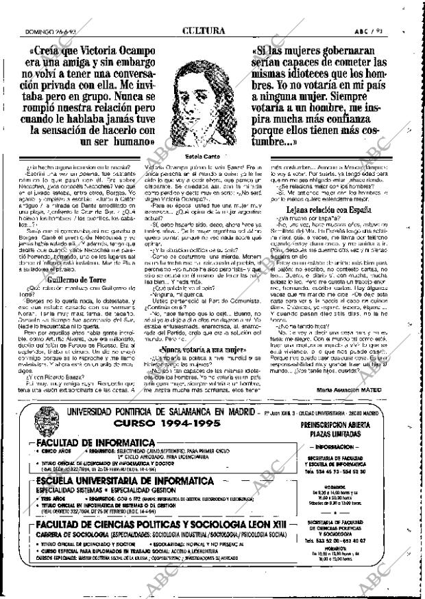 ABC MADRID 26-06-1994 página 93
