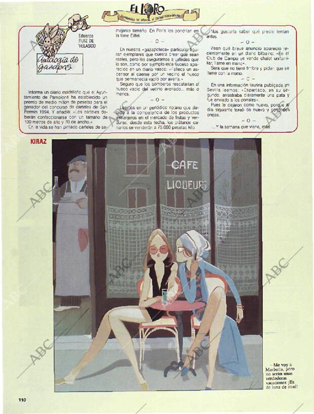 BLANCO Y NEGRO MADRID 26-06-1994 página 110