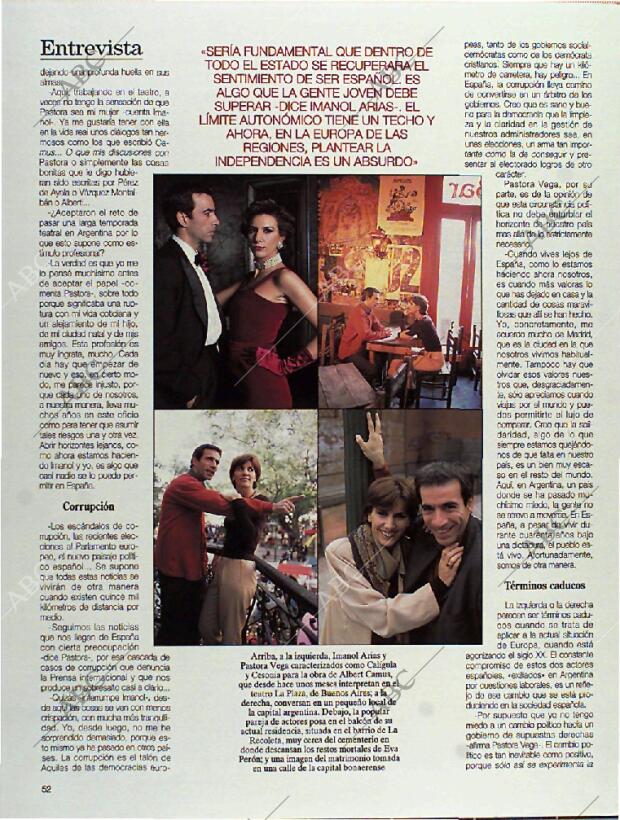 BLANCO Y NEGRO MADRID 26-06-1994 página 52