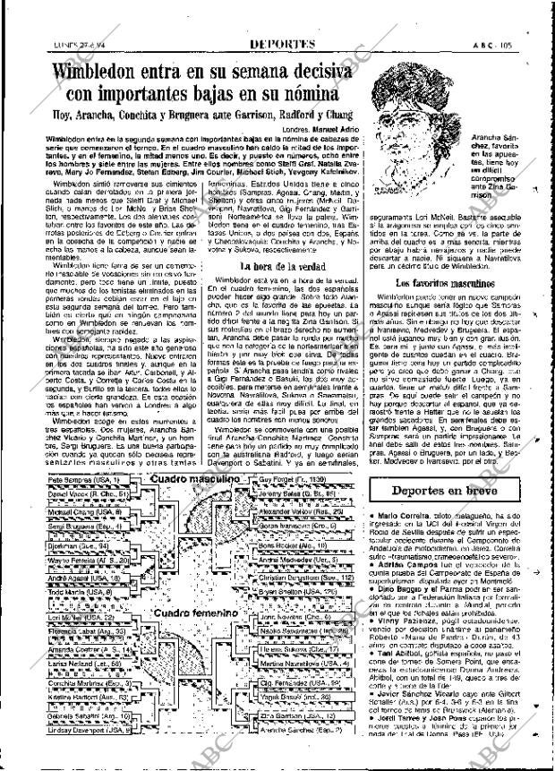 ABC MADRID 27-06-1994 página 105