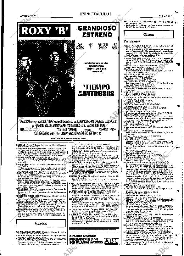 ABC MADRID 27-06-1994 página 117