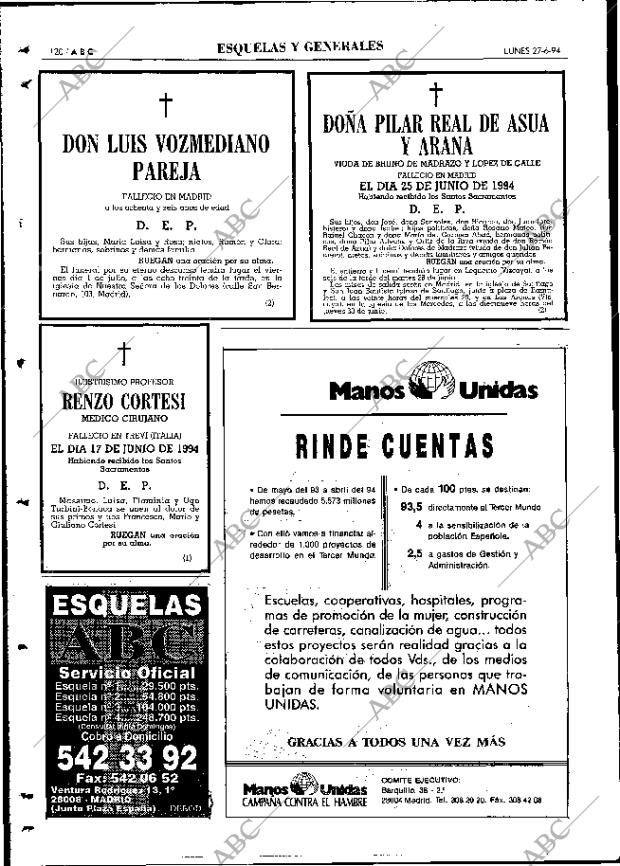 ABC MADRID 27-06-1994 página 120