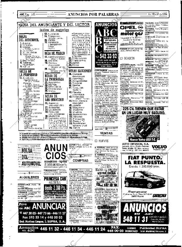 ABC MADRID 27-06-1994 página 122