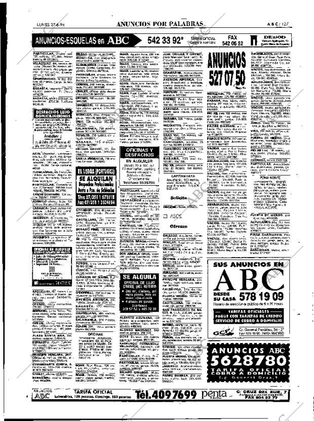 ABC MADRID 27-06-1994 página 127