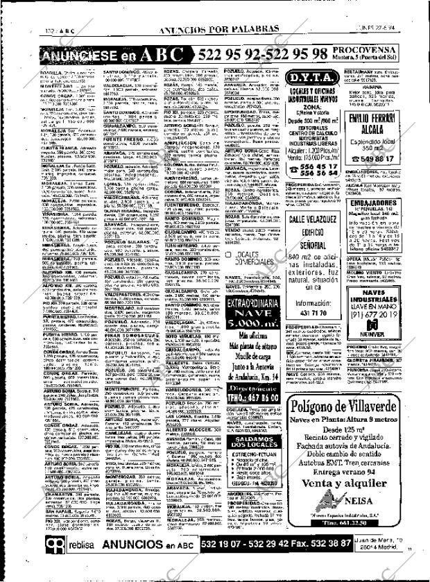 ABC MADRID 27-06-1994 página 132