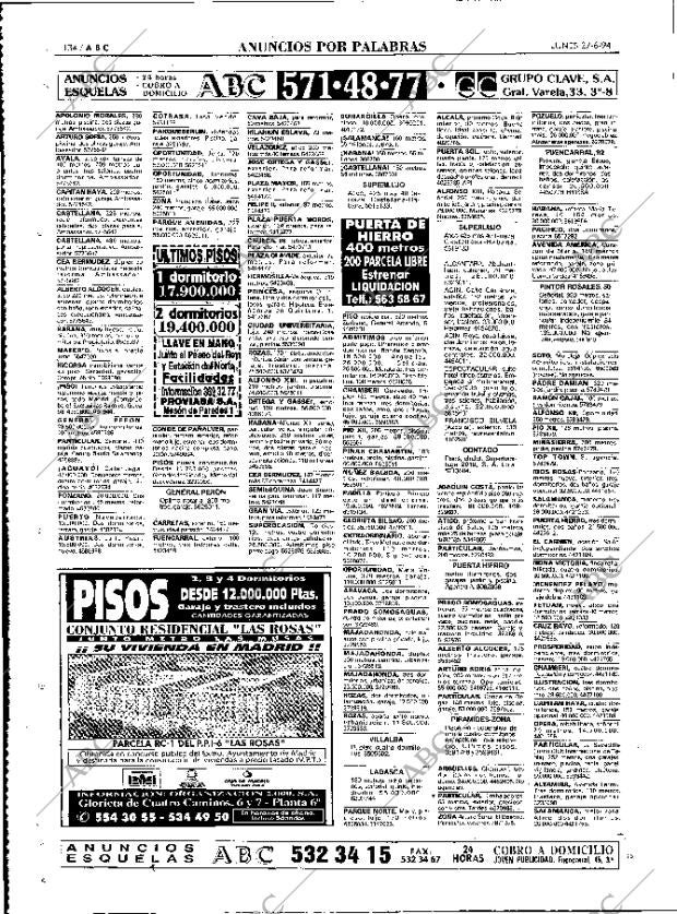 ABC MADRID 27-06-1994 página 134