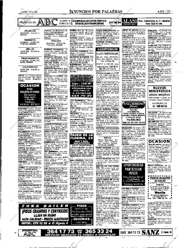 ABC MADRID 27-06-1994 página 135