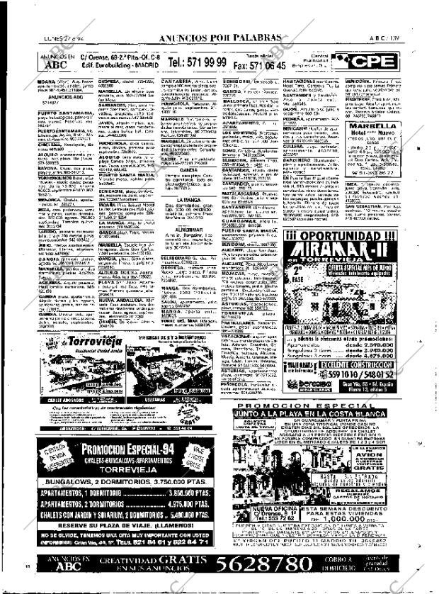 ABC MADRID 27-06-1994 página 139