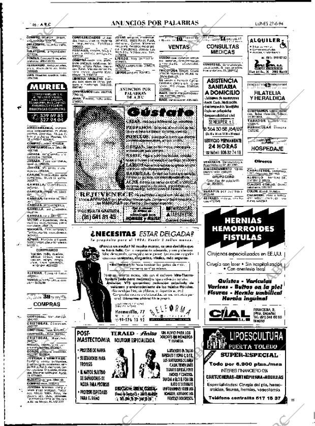 ABC MADRID 27-06-1994 página 146
