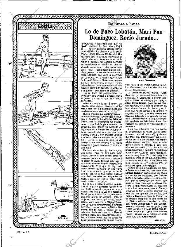 ABC MADRID 27-06-1994 página 152