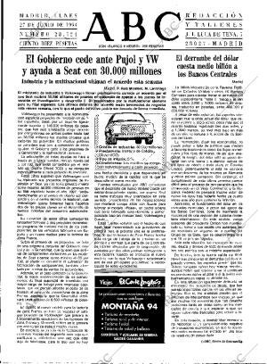 ABC MADRID 27-06-1994 página 19