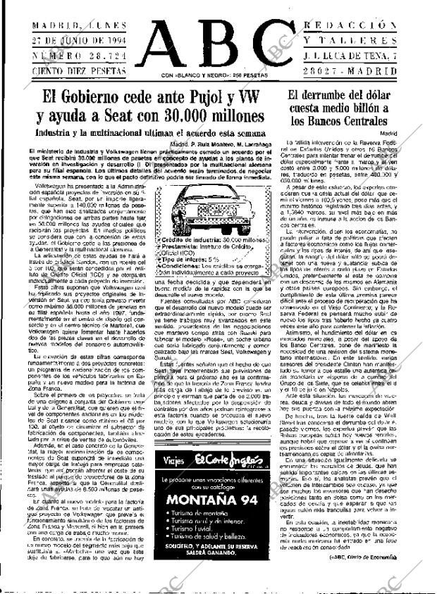 ABC MADRID 27-06-1994 página 19