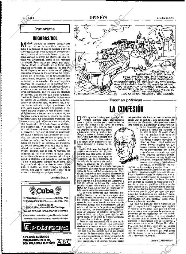 ABC MADRID 27-06-1994 página 24