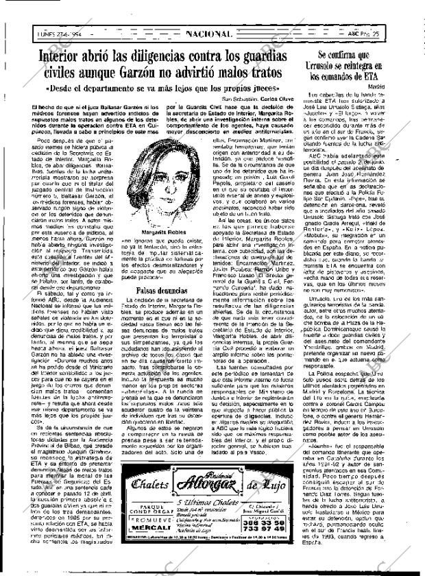 ABC MADRID 27-06-1994 página 25