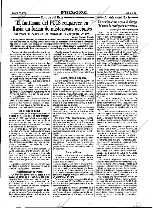 ABC MADRID 27-06-1994 página 35