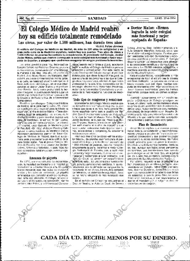 ABC MADRID 27-06-1994 página 60