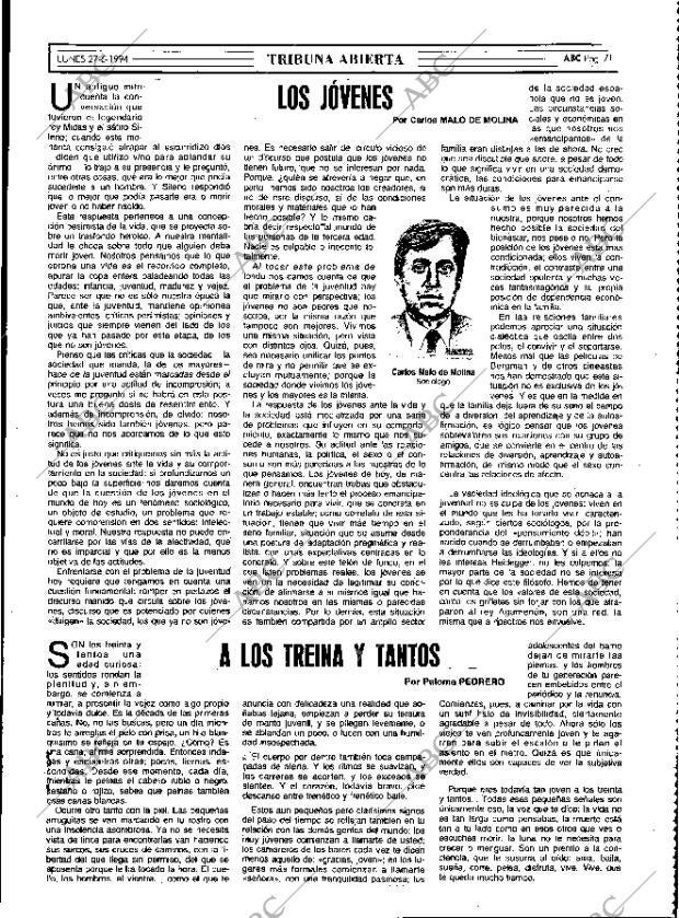 ABC MADRID 27-06-1994 página 71