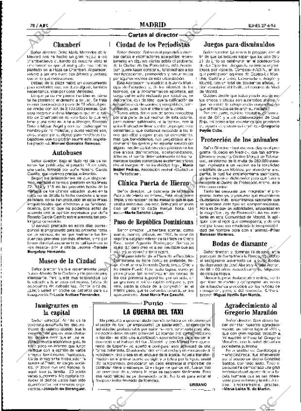 ABC MADRID 27-06-1994 página 78