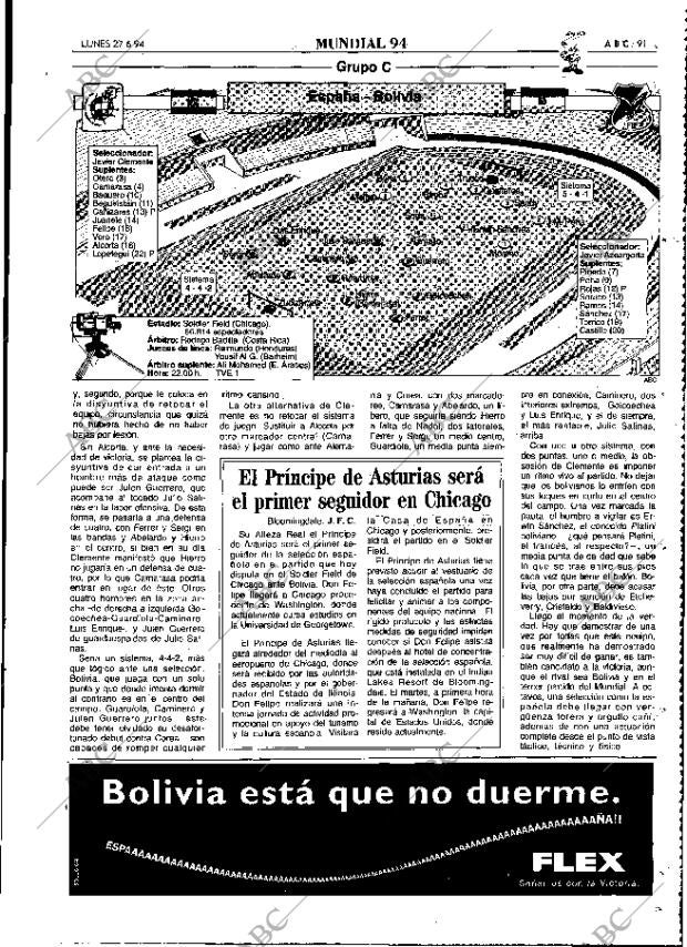 ABC MADRID 27-06-1994 página 91