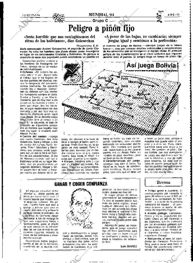 ABC MADRID 27-06-1994 página 95