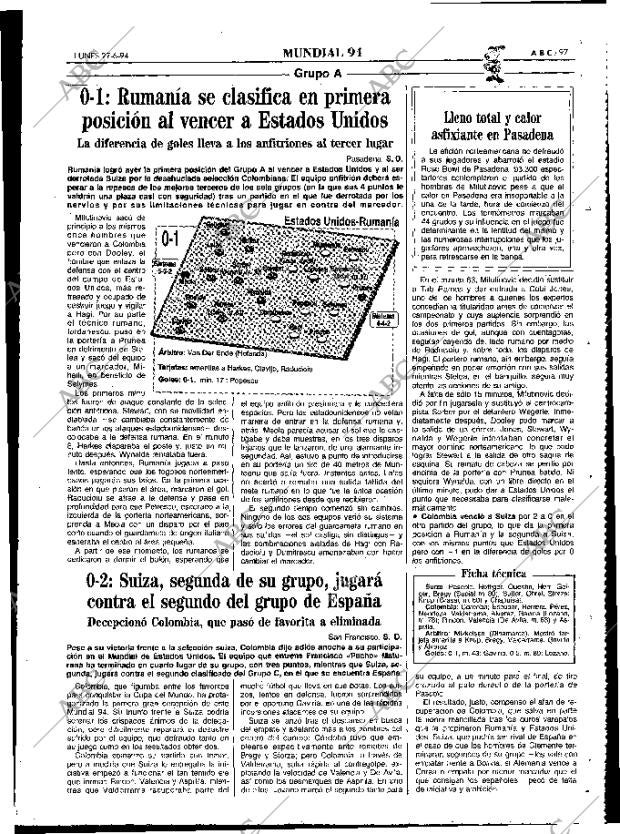 ABC MADRID 27-06-1994 página 97