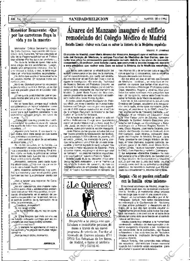 ABC MADRID 28-06-1994 página 100