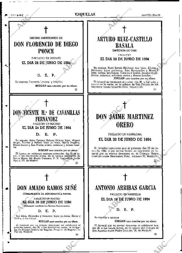 ABC MADRID 28-06-1994 página 112