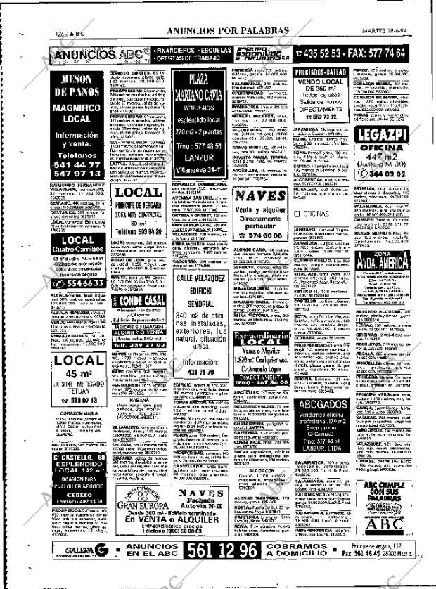 ABC MADRID 28-06-1994 página 126