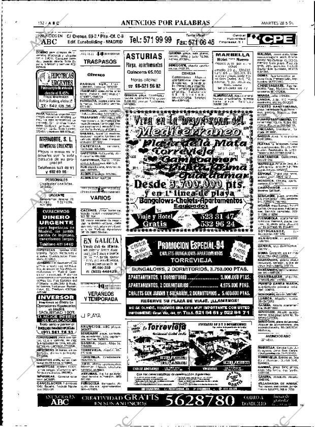 ABC MADRID 28-06-1994 página 132