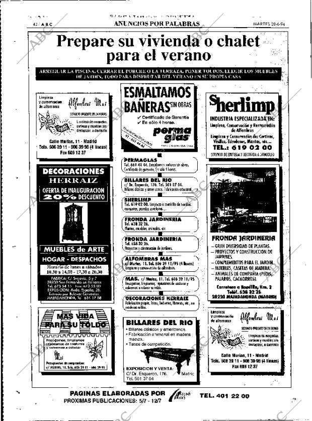 ABC MADRID 28-06-1994 página 142