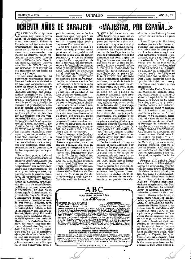 ABC MADRID 28-06-1994 página 25