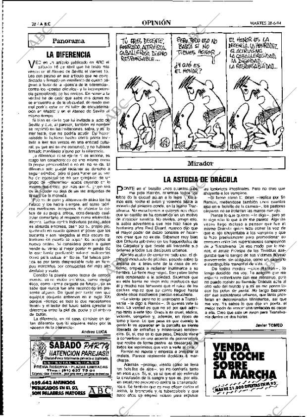 ABC MADRID 28-06-1994 página 28