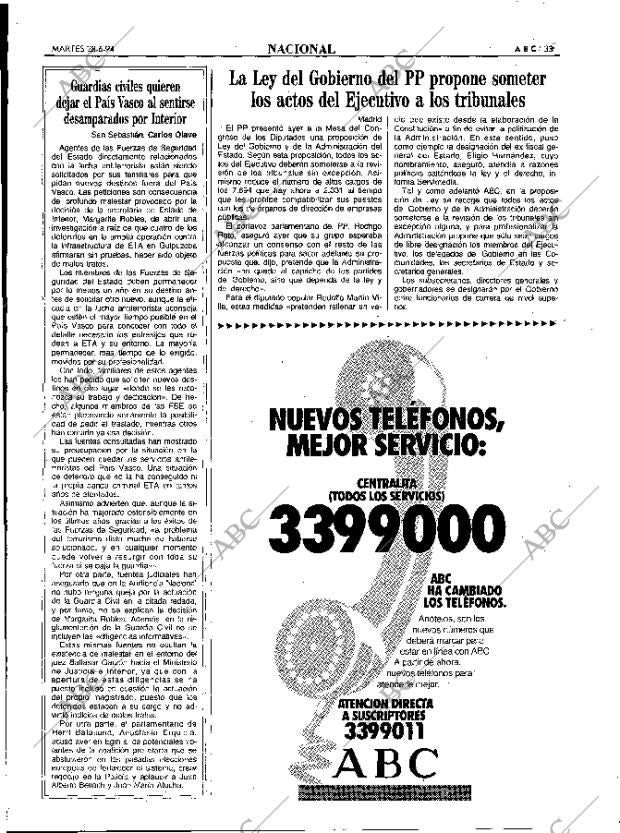 ABC MADRID 28-06-1994 página 33