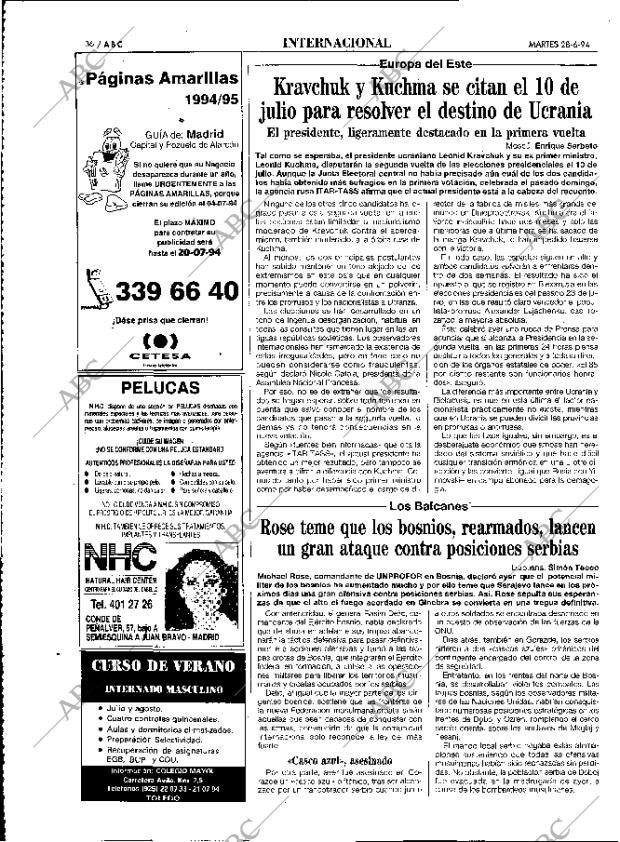 ABC MADRID 28-06-1994 página 36