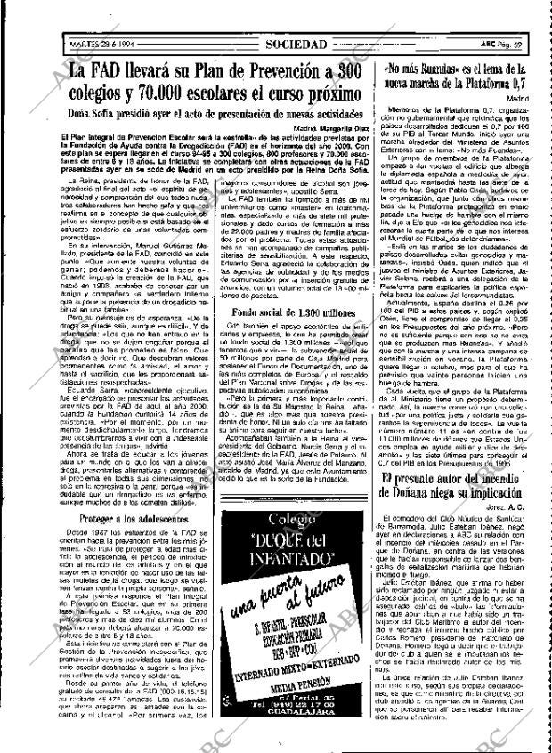 ABC MADRID 28-06-1994 página 69
