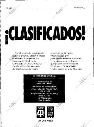 ABC MADRID 28-06-1994 página 70