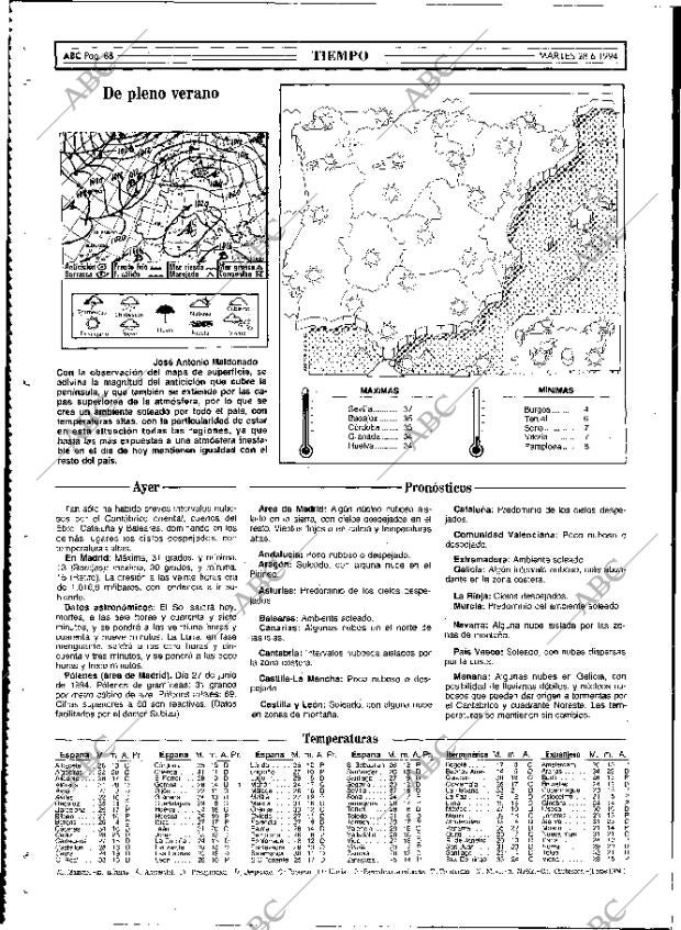 ABC MADRID 28-06-1994 página 88