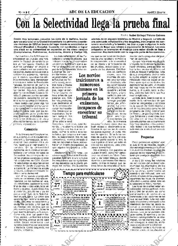 ABC MADRID 28-06-1994 página 90