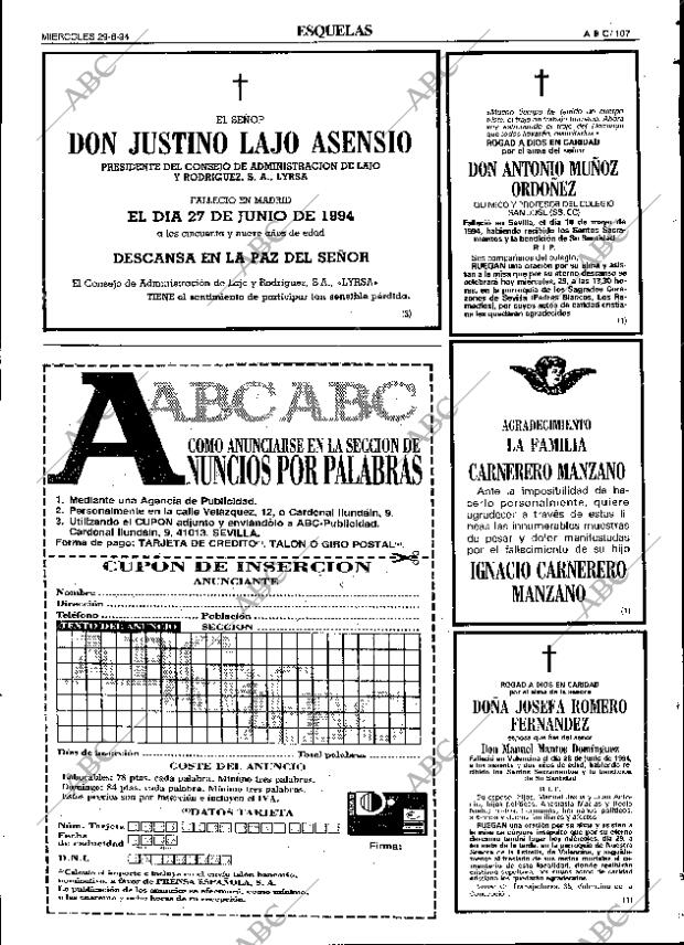 ABC SEVILLA 29-06-1994 página 107