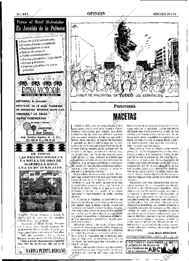 ABC SEVILLA 29-06-1994 página 20