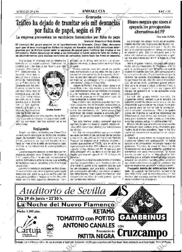 ABC SEVILLA 29-06-1994 página 39