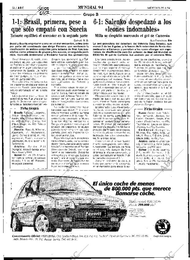 ABC SEVILLA 29-06-1994 página 56
