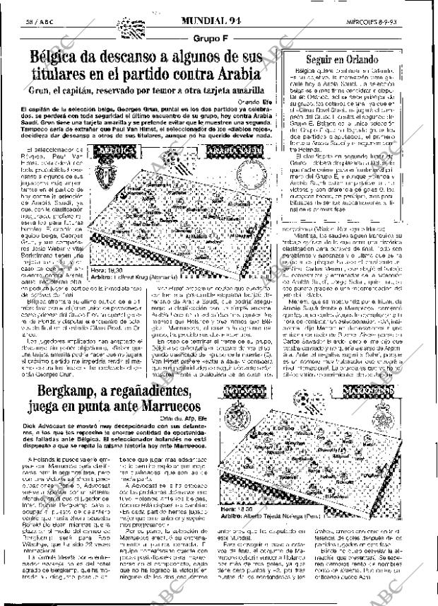 ABC SEVILLA 29-06-1994 página 58