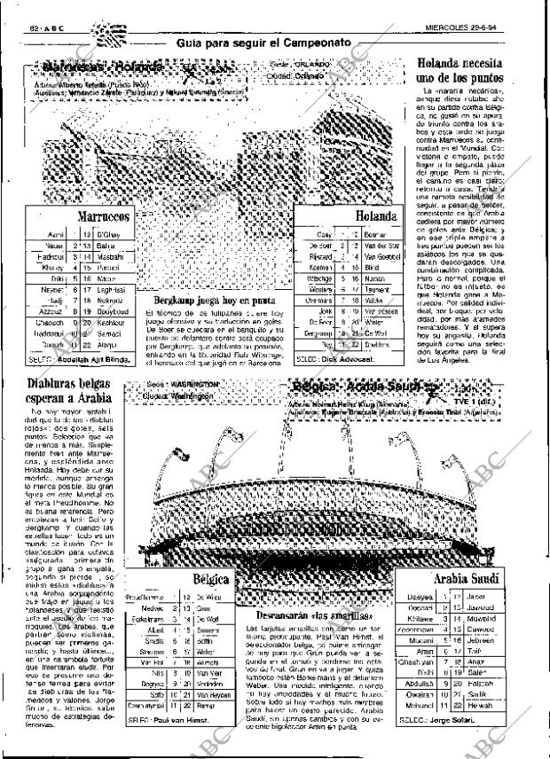ABC SEVILLA 29-06-1994 página 62