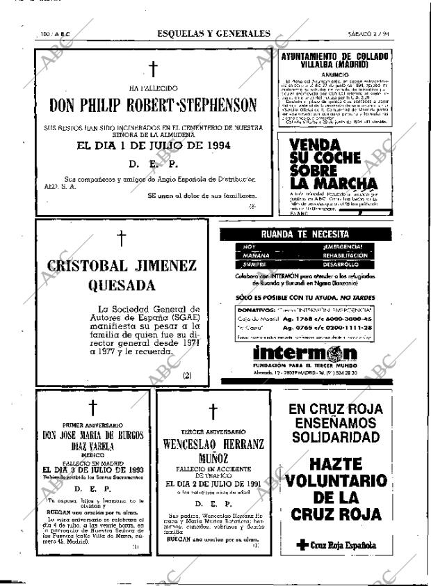 ABC MADRID 02-07-1994 página 100